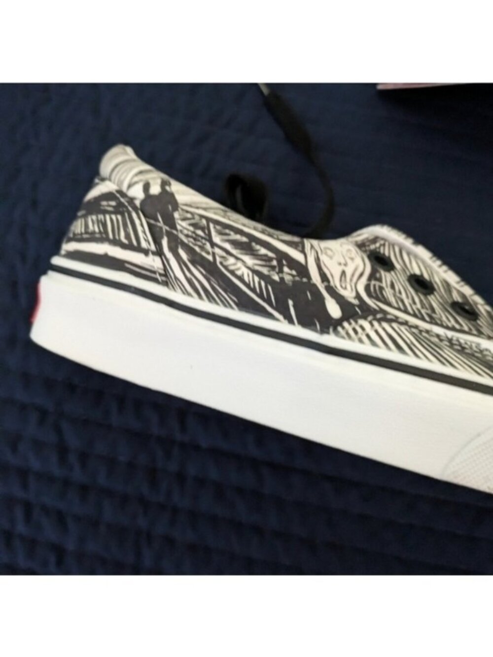 Vans Era MOMA Edvard Munch VNOA4BV41UB Women 5.5 Black and White 072026 - Picture 6 of 7